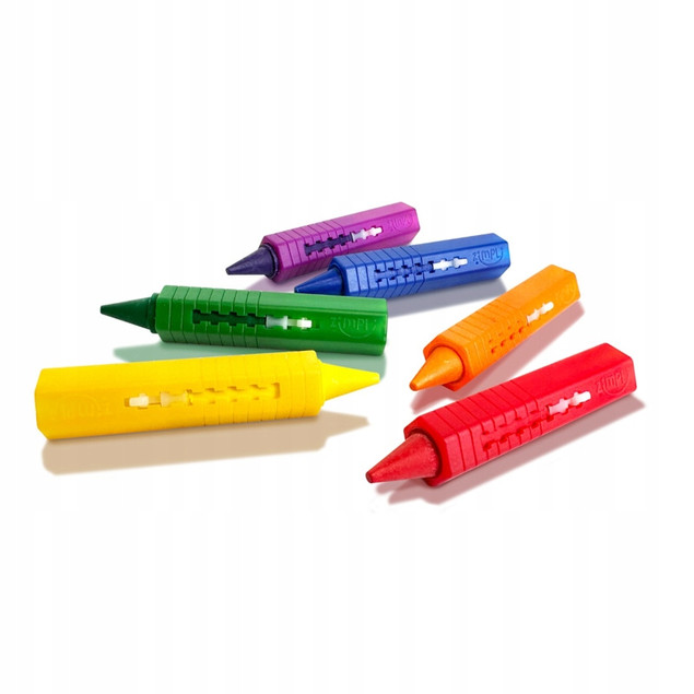 Zimpli Kids Kredki do Kąpieli Baff Crayons 6 Kolorów 3+ do Malowania Wanny