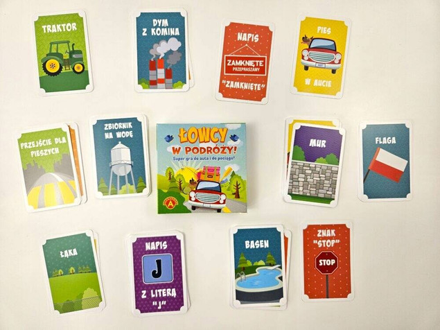 Gra Karciana Łowcy W Podróży Podróżna Rodzinna 6+ Alexander 2909