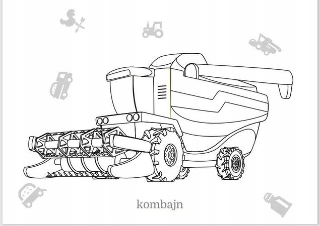 Maluszkowe malowanie. Pojazdy na wsi