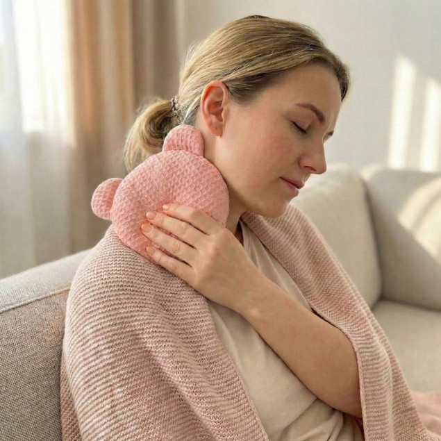 BOCIOLAND Termofor z PESTEK WIŚNI Medyczny Antyalergiczny Na Ból RÓŻ 180g