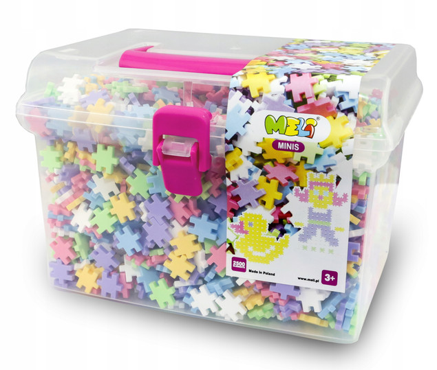 Klocki Meli Minis Pastel Travel Box 2500 el. – Kreatywność
