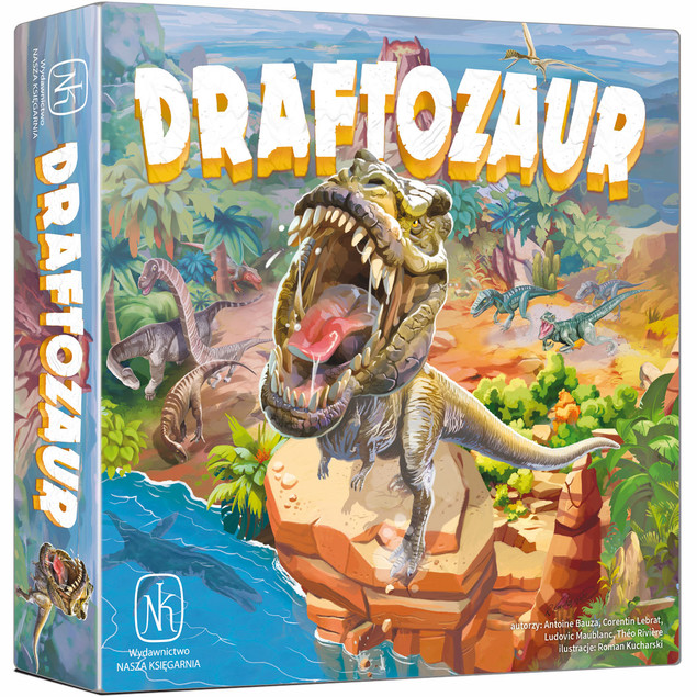Draftozaur Rodzinna Gra Planszowa O Dinozaurach 8+ Nasza Księgarnia