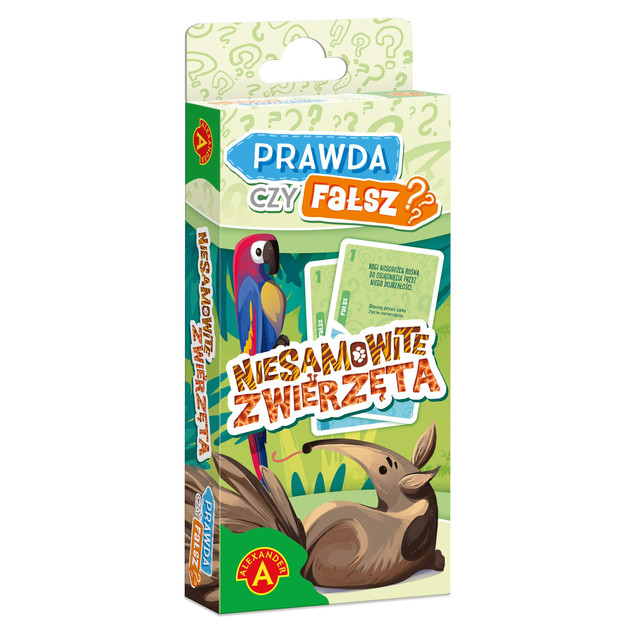 Quiz Prawda Czy Fałsz? Niesamowite Zwierzęta Planszowa 10+ Alexander 2758