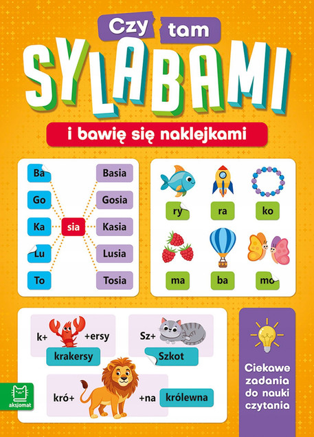 Czytam sylabami i bawię się naklejkami – Agnieszka Bator