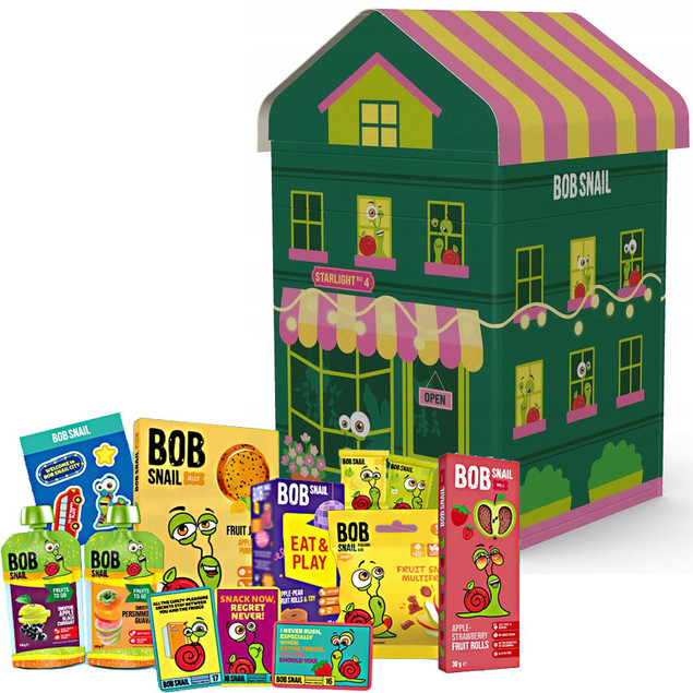 BOB SNAIL ŚLIMAK Snail City 384g ZESTAW PREZENTOWY ŚWIĄTECZNY