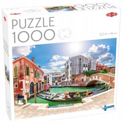 Tytuł
Puzzle Tactic 1000 elementów Wenecja Widok Miasta

