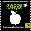 Książeczka Kontrastowa Owoce i Warzywa Rozwój Maluszka 3M+ Skrzat