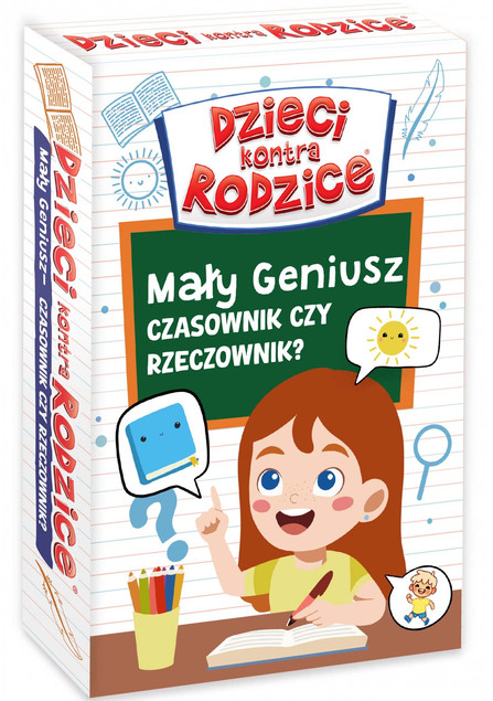 Kangur Gra Dzieci kontra Rodzice. Mały Geniusz: Czasownik czy Rzeczownik?