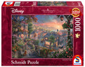 Puzzle 1000 Schmidt PQ Zakochany Kundel Disney T. Kinkade 108128