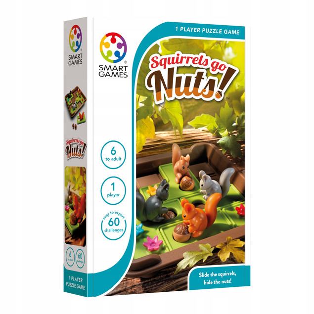SQUIRRELS GO NUTS! Gra Planszowa Logiczna 6+ Smart Games