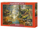 Puzzle 2000 Układanka Las JESIEŃ Drzewa Natura Rzeka Widok 9+ Castorland