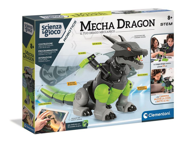Naukowa Zabawa Twój Mechaniczny Smok Clementoni