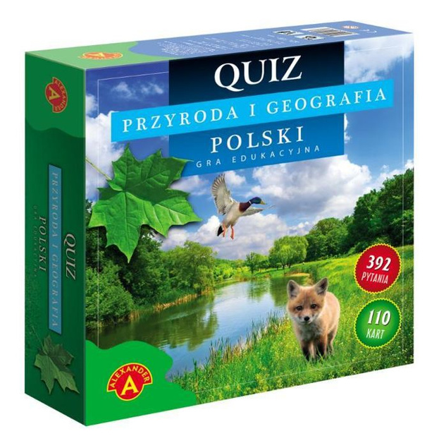 Zabawka Edukacyjna Quiz - Przyroda i Geografia Polski