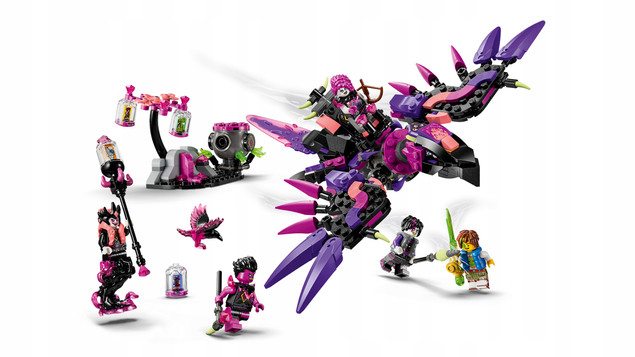 LEGO DREAMZzz 71483 Stwory z koszmarów Nigdywiedźmy Kruk Wilkołak DoomBlob