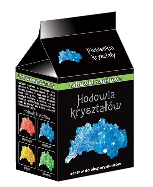 Zestaw Do Eksperymentów HODOWLA KRYSZTAŁÓW NIEBIESKIE Zabawki Naukowe Ranok
