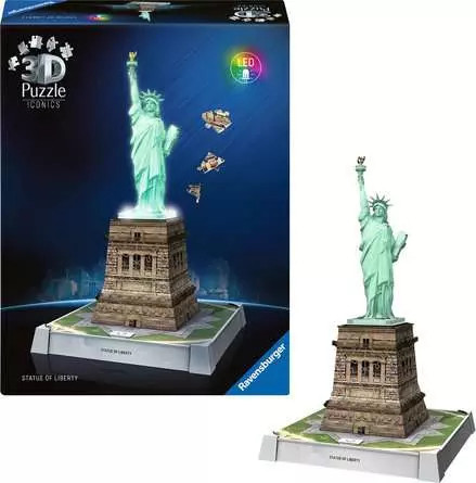 Puzzle 3D Iconics Statua Wolności Ravensburger