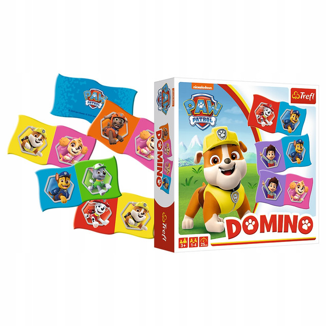 Dommino PSI PATROL Gra Logiczna Edukacyjna 3+ Trefl 01895