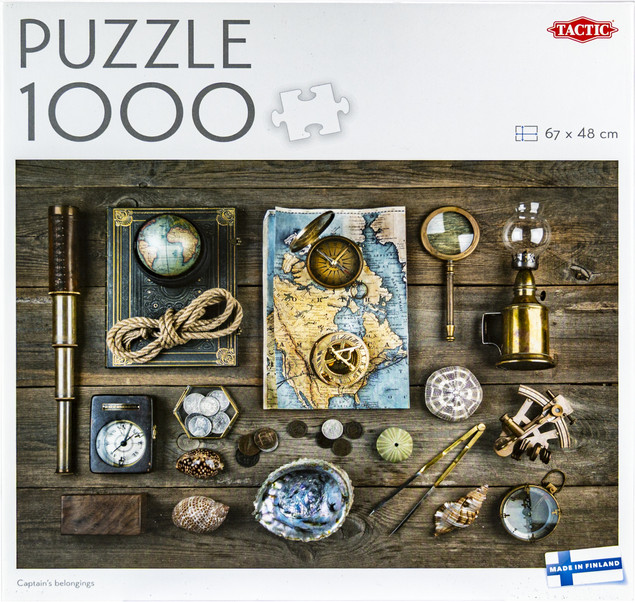Tactic Puzzle 1000 "Captain's belongings" - Ekwipunek Kapitana