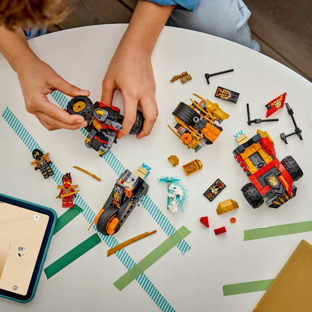 LEGO® NINJAGO® 71864 Połączalne Pojazdy Kaia i Cole'a