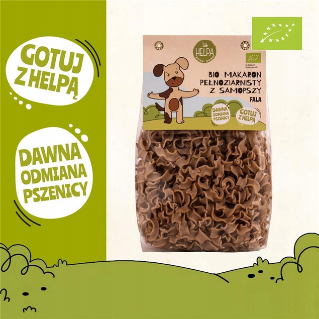 Bio Makaron Pełnoziarnisty z Samopszy Fala 250 g