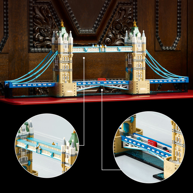 LEGO Architecture 21067 Tower Bridge – Model Kolekcjonerski dla Dorosłych