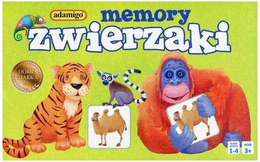 Adamigo Gra Pamięciowa Memory Mini Zwierzaki