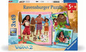 Puzzle Ravensburger 147 elementów Puzzle 3x49: Vaiana