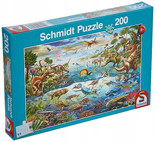 Puzzle 200 Schmidt Spiele Świat Dinozaurów G3 dla dzieci 8+
