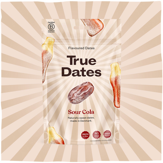 True Dates Sour Cola Daktyle 100g - Zdrowa Przekąska Bez Cukru