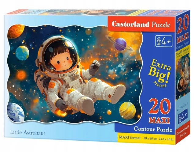 Widok opakowania puzzli Castorland Little Astronaut