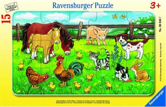 Puzzle Ravensburger 15 Zwierzęta domowe
