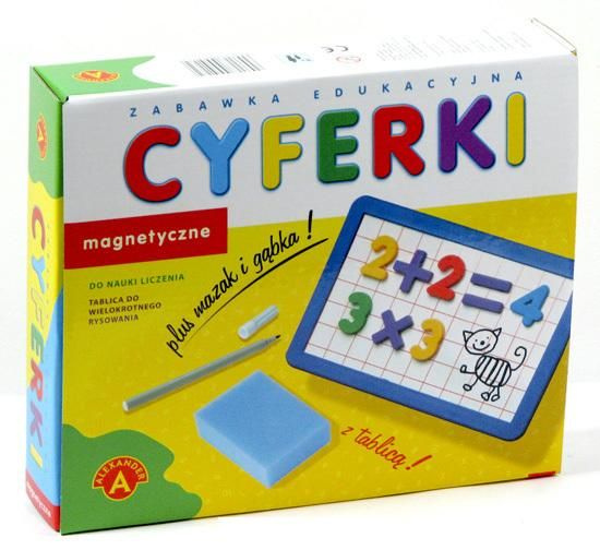 Alexander, Zabawka edukacyjna, CYFERKI MAGNETYCZNE Z TABLICĄ