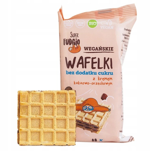 Wafelki Super Fudgio z bliska