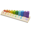 MELISSA Drewniany sorter kształtów i liczb 19275