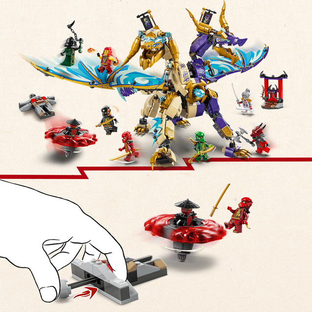LEGO NINJAGO Arcysmok skupienia (71836) Zestaw klocków 869 elementów