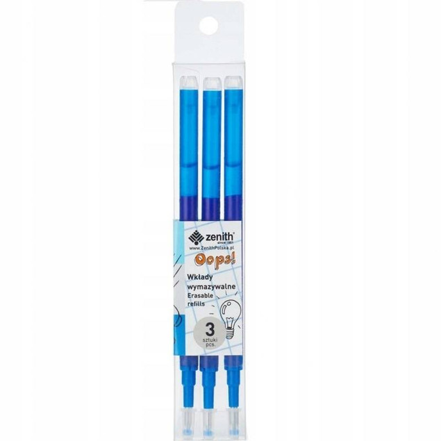Wkład do długopisu Astra 0,6 mm niebieski – 3 sztuki