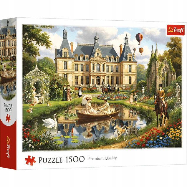 Puzzle 1500 el. Pałac nad Wodą | Luksusowy Krajobraz
