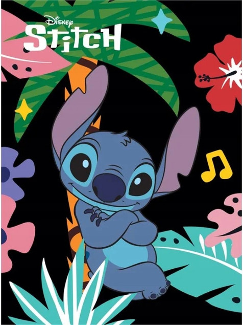 Zeszyt Szkolny A5 32k TRZYLINIA KOLOROWA Disney STITCH St. Majewski