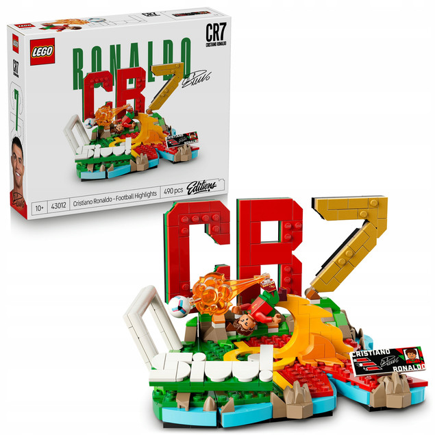 LEGO Editions 43012 Cristiano Ronaldo CR7 Piłkarskie Chwile Chwały Model