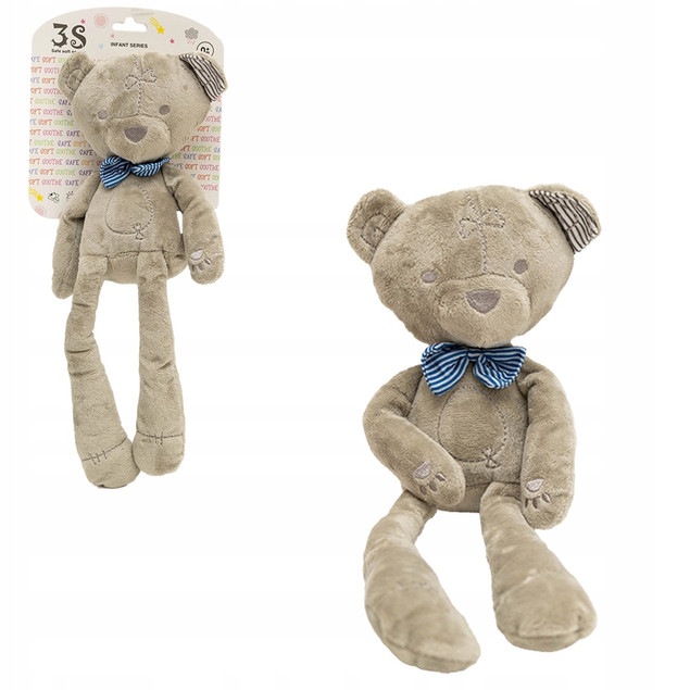 Miś Przytulanka Sensoryczna 0+ | Pluszak Miękki 36 cm