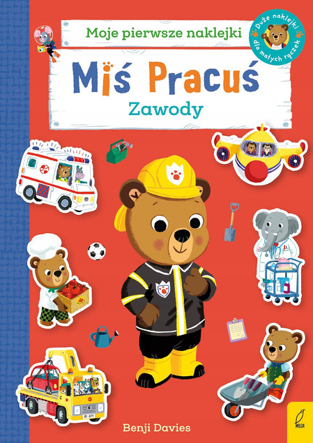 Miś Pracuś. Zawody. Książka z naklejkami Benji Davies