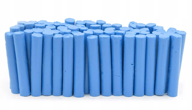 Plastelina LUZ 1kg NIEBIESKA JASNA Szkolna Mona