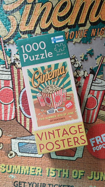 Puzzle 1000 Tactic Vintage Retro Cinema | Plakaty Filmowe