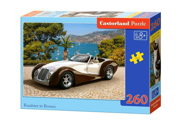 Puzzle 260 Układanka Auto ROADSTER Riwera Samochód Widok 8+ Castorland