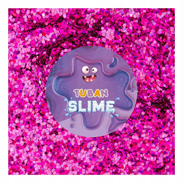 TUBAN BROKAT RÓŻOWY SYPKI 5g DO GLUTÓW SLIME