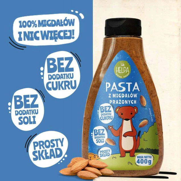 Pasta migdałowa Helpa 400g