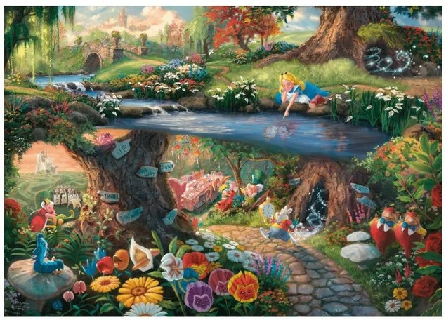 Puzzle Schmidt Spiele 1000 el. Alicja w Krainie Czarów Thomas Kinkade Premium