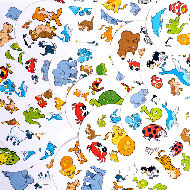 Dobble Kids gra rodzinna REBEL