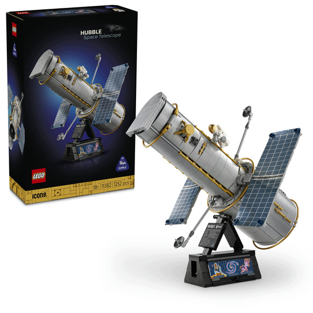 LEGO Icons 11382 Kosmiczny Teleskop Hubble’a – Model Kolekcjonerski dla Dorosłych