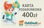 Karta Podarunkowa OdiDodi 400zł 